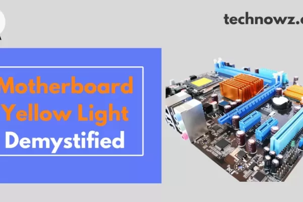 Motherboard Yellow Light